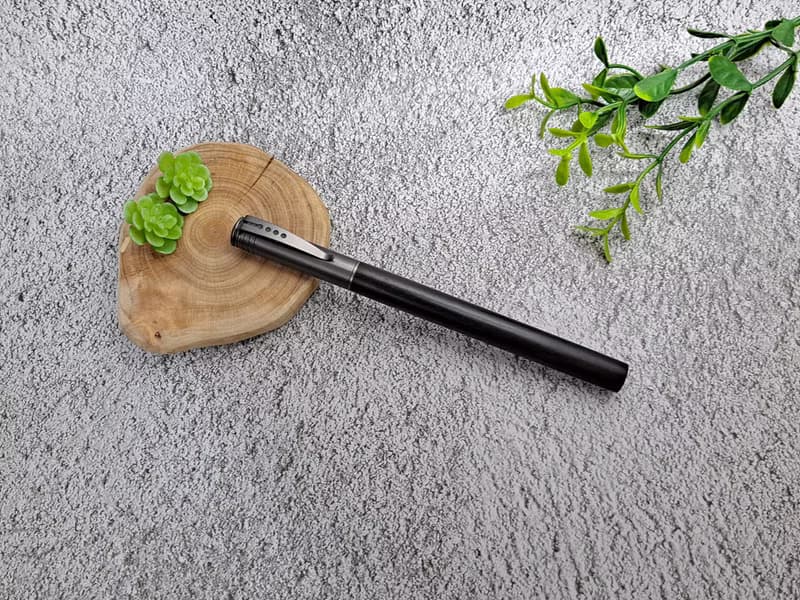 黑檀木原木 手工筆 封端 鋼筆
