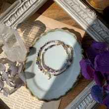 -自我預言-天然水晶手鏈/黃銅手鍊