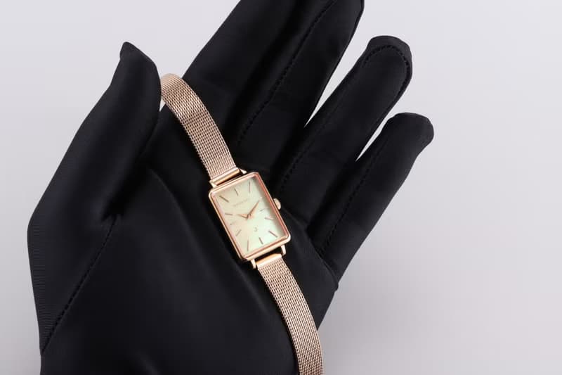 【MOONART】方型手錶 藝月系列-金沙 女裝手錶 珍珠貝藝術手錶