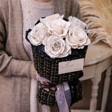 【遇見恆久】經典款6朵厄瓜多玫瑰小香花束 可加購禮盒