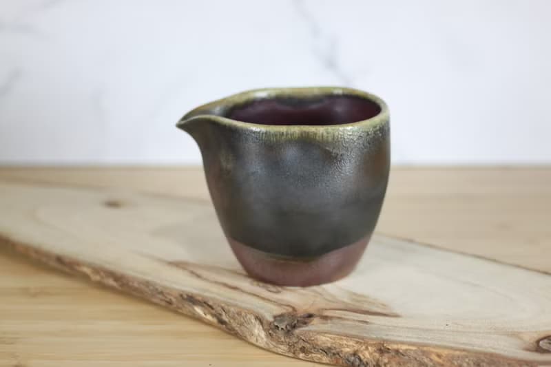 【送禮好物】180ml 天目釉 柴燒茶海 公道杯 鶯歌葉敏祥手作