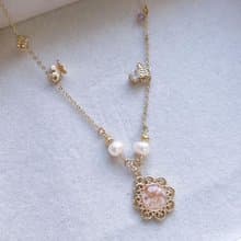 溫暖的小太陽淡水珍珠項鍊