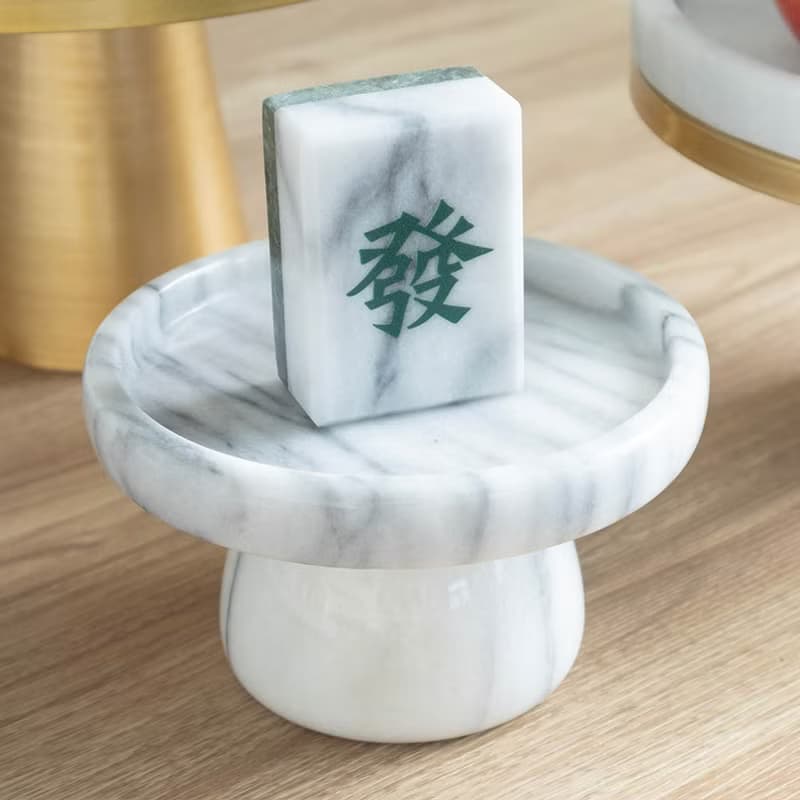新春納財小物 | 發發發大理石麻將擺飾  禮品 招財 送禮  客製化