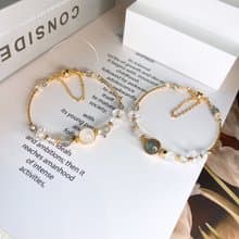 日月星辰 月光石 拉長石 白水晶 灰月光 磁吸扣水晶手鏈手環