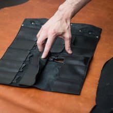 Leather watch roll for 6-18 watches, Leather pouch watch, Watch storage