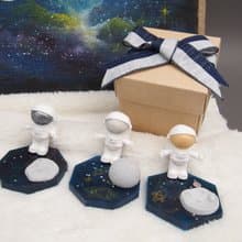 太空人月球擴香套裝 滴膠底座選擇區-宇宙主題造型擴香石