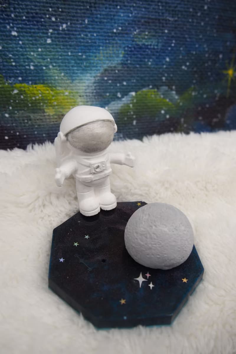 太空人月球擴香套裝 滴膠底座選擇區-宇宙主題造型擴香石