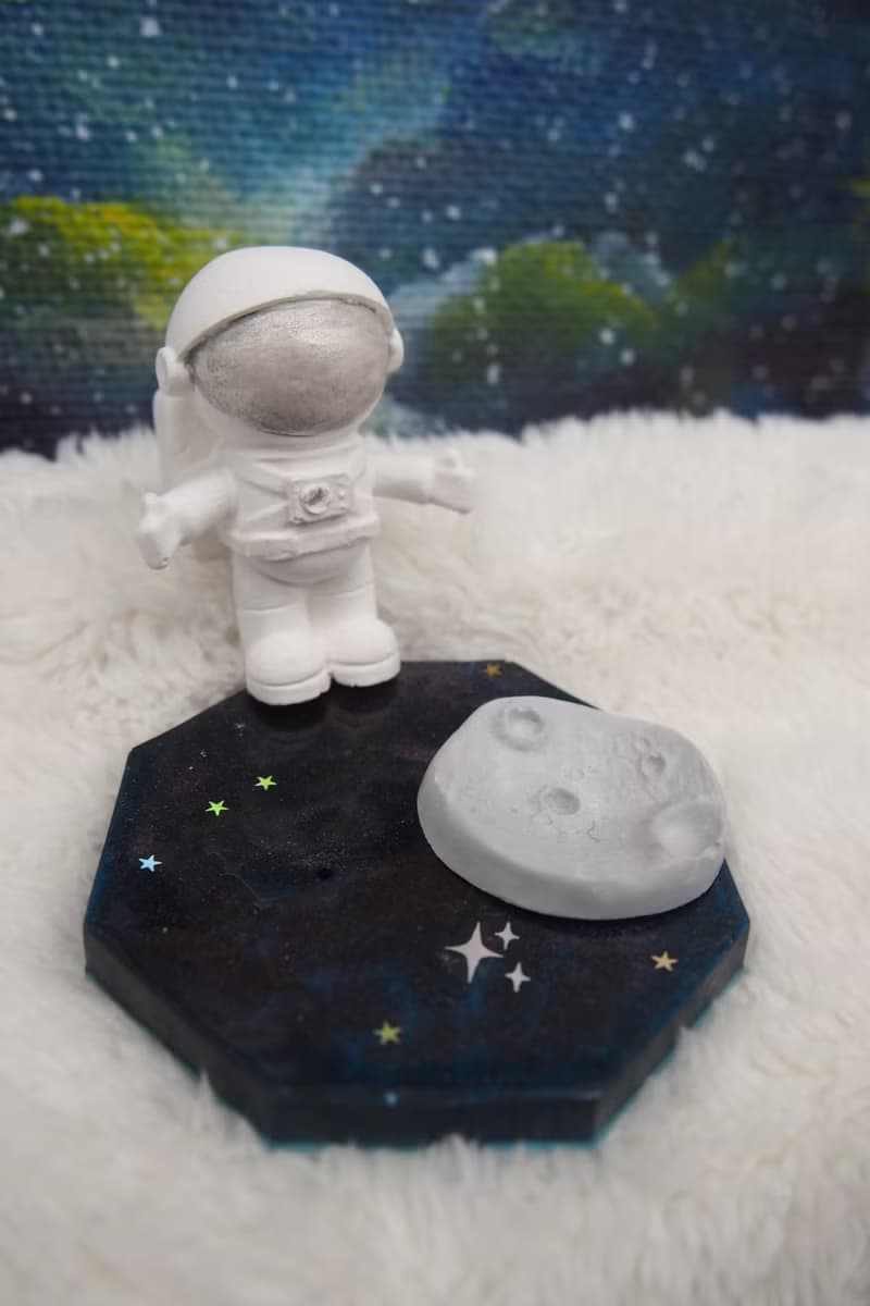 太空人月球擴香套裝 滴膠底座選擇區-宇宙主題造型擴香石