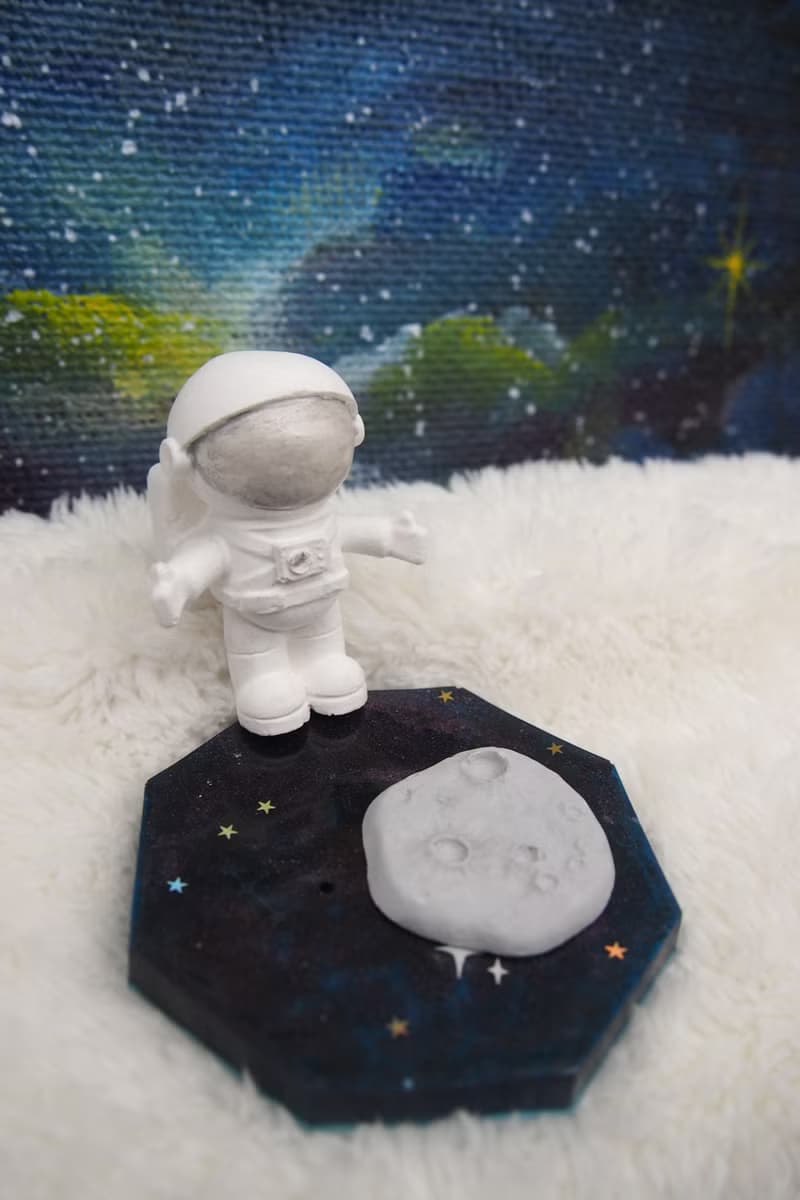 太空人月球擴香套裝 滴膠底座選擇區-宇宙主題造型擴香石