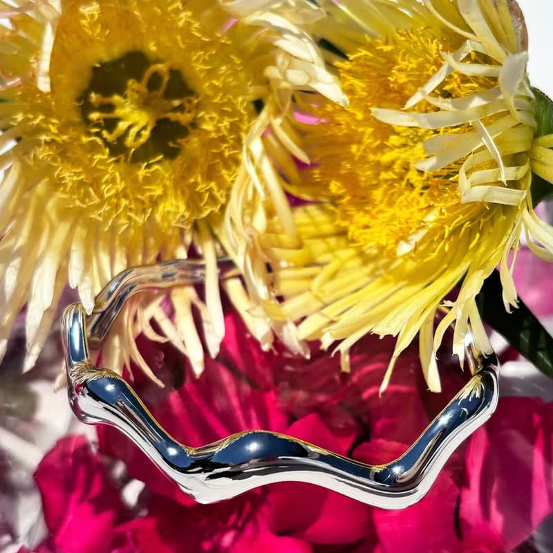 Jasmine波浪手環 – 純銀