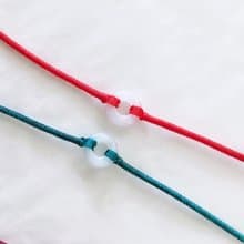 翡翠平安環 紅線 糖果色蠟線 極細手環 蠟線手環 氣質可愛 禮物