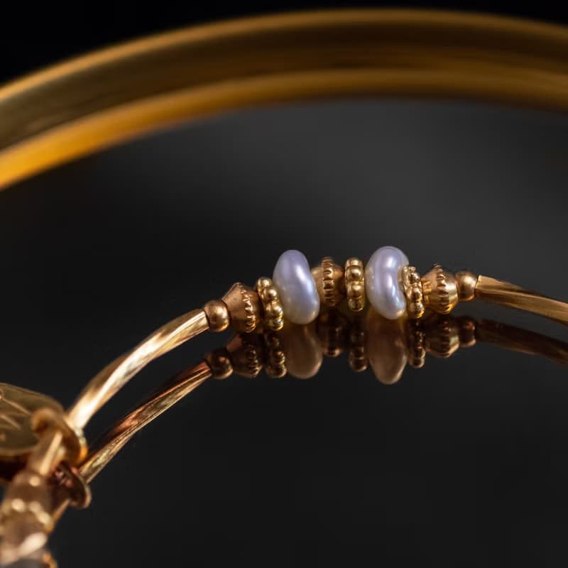 【雙子座】神秘星象學_雙面夢露 // 珍珠黑髮晶手鍊