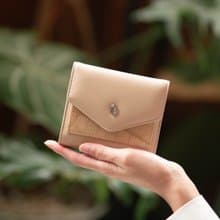 Milly Compact Wallet - Cream