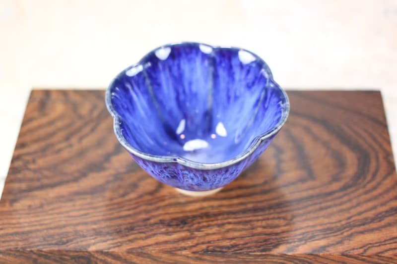 【送禮好物】湛海 天目釉 花瓣茶杯 茶碗 鶯歌名家葉敏祥作品