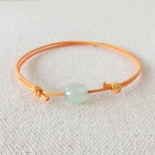 本命年【幸運路路通】翡翠韓國蠟線手鍊*TF2-06*招財、防小人