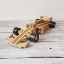 Unique gift for men car enthusiast wooden car toys, Formula one