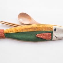 Travelling Tuna cutlery pouch - 森