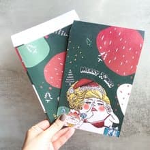 聖誕豬鼻女 / 中包裝袋 紙袋 信封 5入
