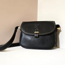 絕版中古包 Loewe古董豆腐包 側背包 斜背包 皮革包 單肩包 二手
