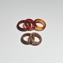 【楓葉系寶石戒指】 金砂石 瑪瑙 圖畫石 花綠石 介指戒指