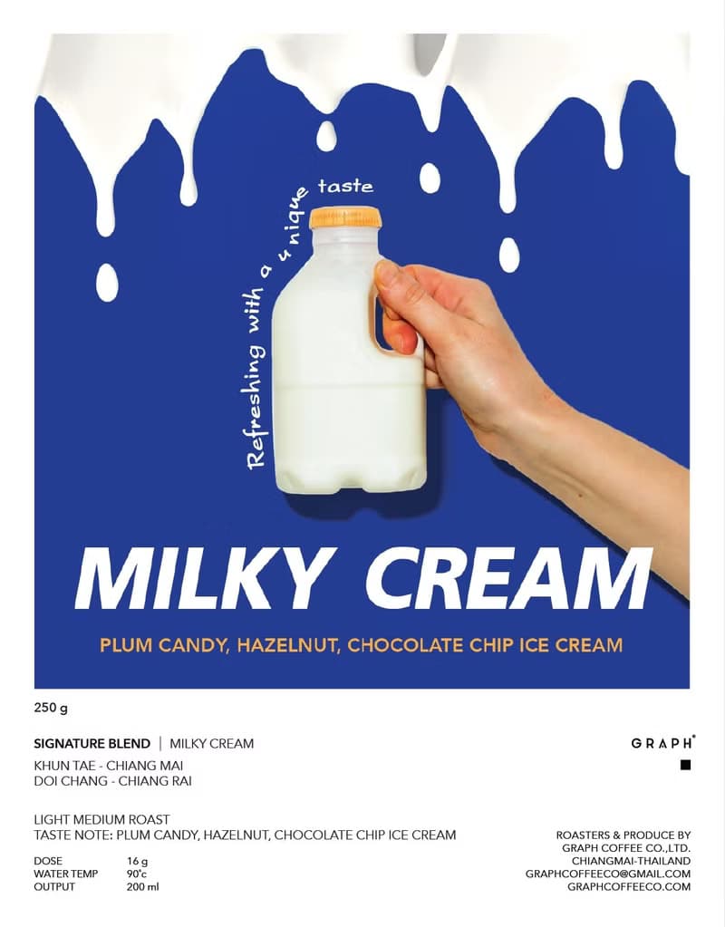 GRAPH | SIGNATURE BLEND - VARIETY MOOD SET - MILKY CREAM 1000g.