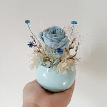 畢業老師禮物花束向日葵 情人節禮物花束 蛋生日不凋迷你盆花七夕