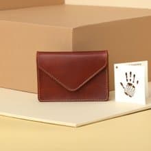 Accordion Card Case Leather Personalized