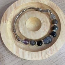 穩重骨幹石貔貅彈性手鍊