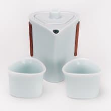 三文魚影青泡茶組│打破傳統器形│創意十足│畢業禮物