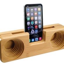 竹製手機擴音箱