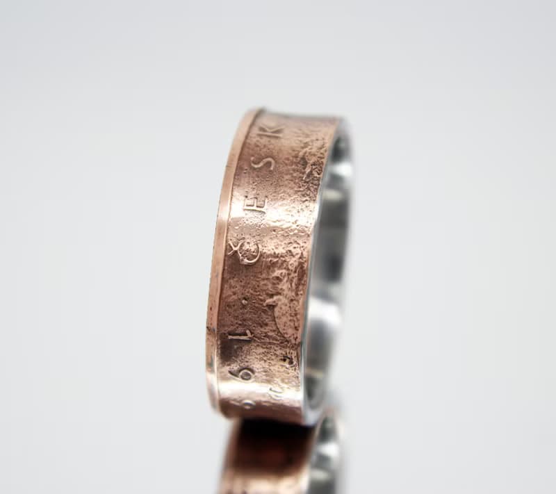Czech Republic Coin Ring 10 Crowns 1993-2021 coin rings for men coin rings gift