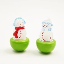 娃寶百變不倒矽膠門擋組-聖誕雪人(可加購LED)