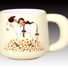 幾米 擁抱 日日馬克杯 白馬(牙灰釉)