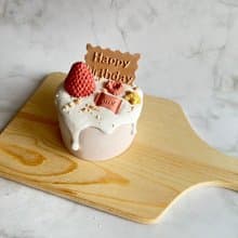 仿真甜點蛋糕 生日蛋糕 生日禮物 擴香石 擴香石膏  芋香奶油草莓