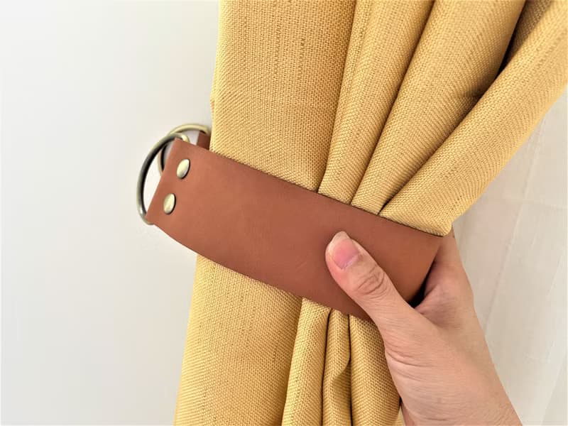 極簡皮革窗簾繫帶/喬遷禮物創意//窗簾繫帶