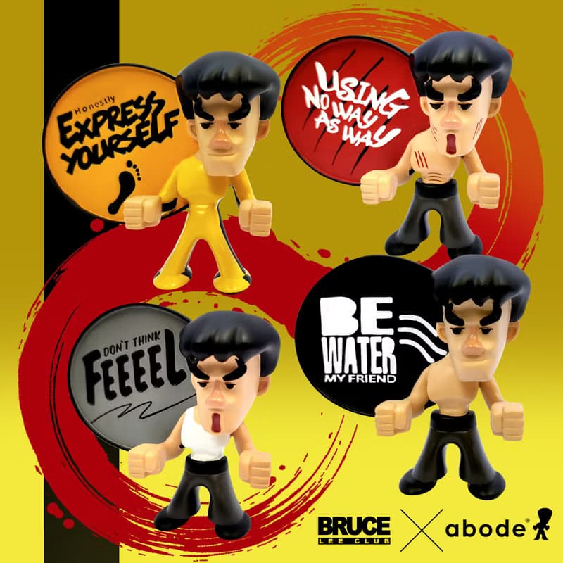 格鬥人偶冰箱貼 --- Bruce Lee Club x abode 系列