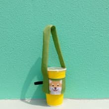 柴犬好可愛噢,飲料提袋(可收納吸管)