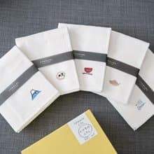 【湊免運專區】日本原田織物 刺繡八重紗家事布