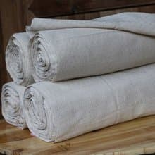 純棉手工織布桌旗茶席圍巾面料 花瓣提花 本色九瓣花 寬幅45cm