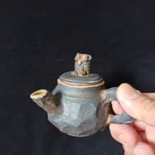 小容量茶壺貓頭鷹造型壺鈕陳炫亨手作壺