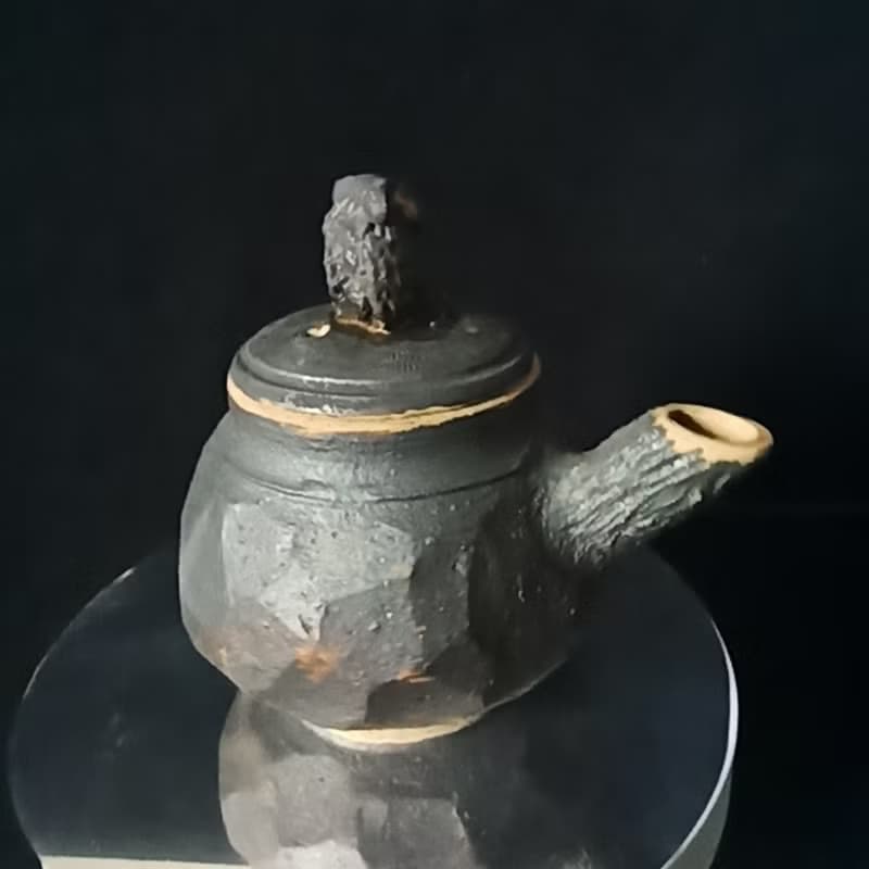 小容量茶壺貓頭鷹造型壺鈕陳炫亨手作壺