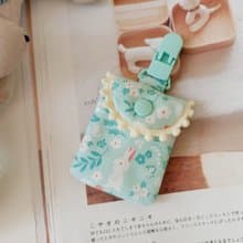 【11/14後出貨】薄荷小兔 小棉球 平安符袋 彌月禮物 香火袋 平