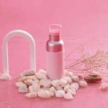 【生活美學】480ml 保溫瓶 | 珠光粉瓶-櫻花粉(水波紋)