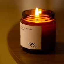 fync by FABILAB | scented candle | caramel popcorn.