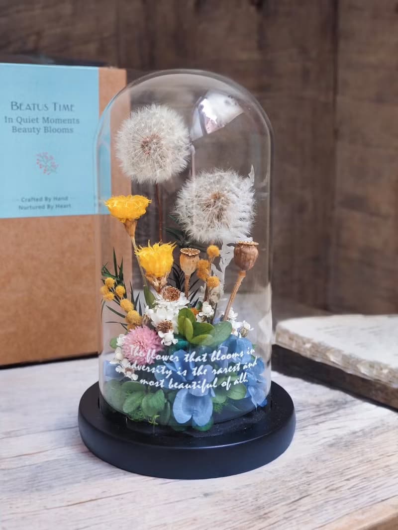 Beatus Time 花語系列 | 蒲公英的約定 。玻璃花盅 Eternal Promi