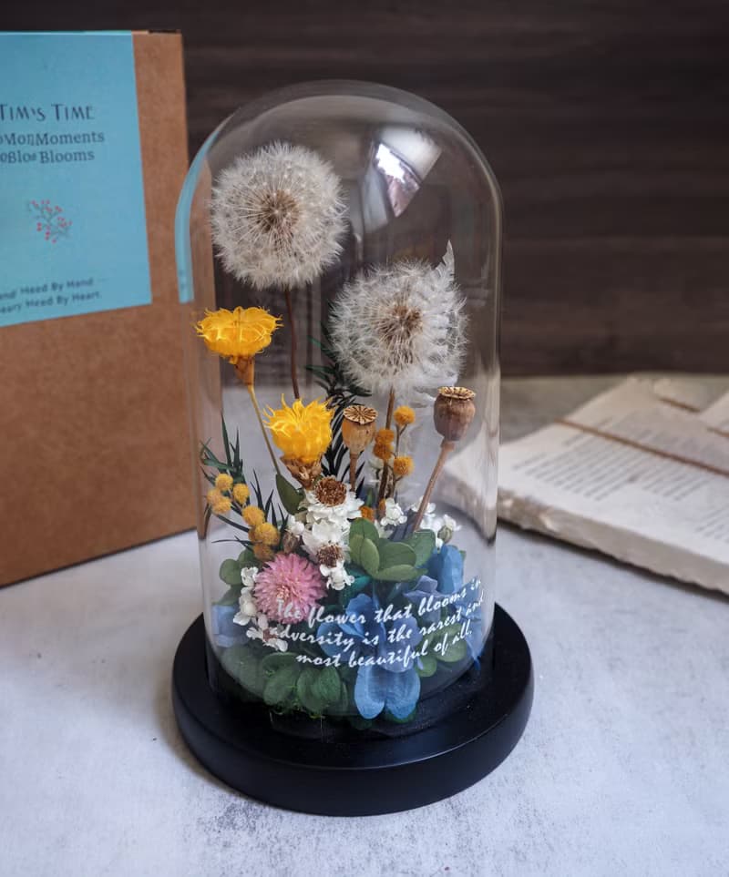 Beatus Time 花語系列 | 蒲公英的約定 。玻璃花盅 Eternal Promi