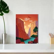 National Park Art, Minimalist Poster, Apartment Decor, Stylish New House Gift