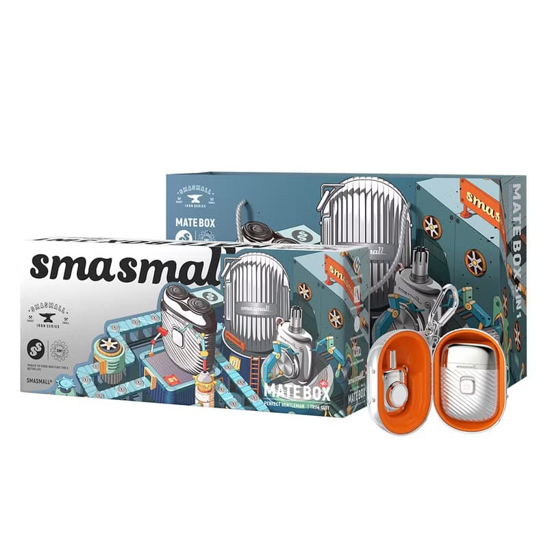 昔馬SMASMALL 玩美紳士電動刮鬍刀禮盒