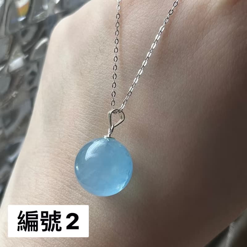 【歪歪西水晶】海藍寶水晶項鍊
