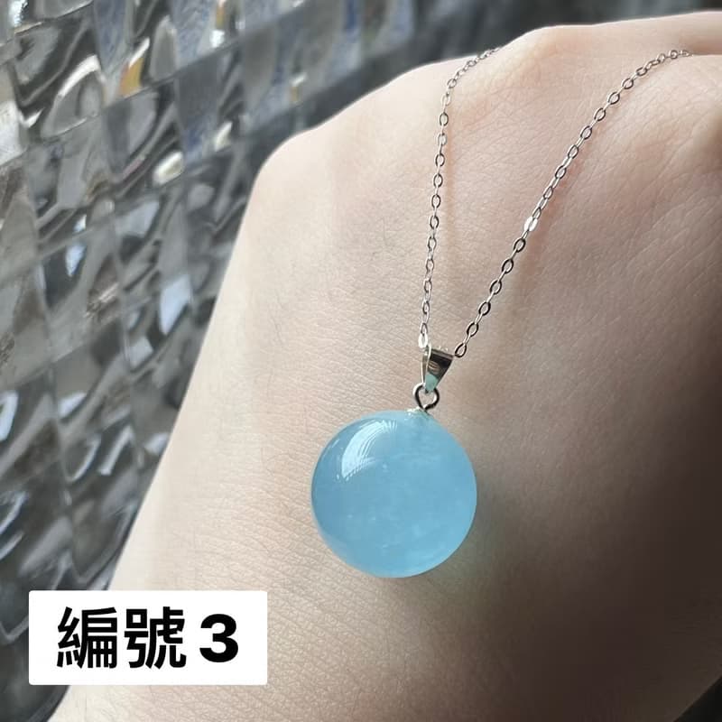 【歪歪西水晶】海藍寶水晶項鍊